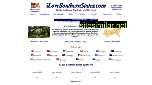 ilovesouthernstates.com alternative sites