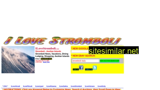 ilovestromboli.com alternative sites