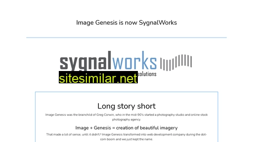 Image-genesis similar sites