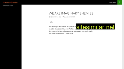 Imaginaryenemies similar sites