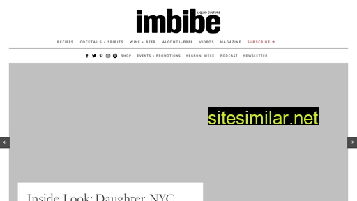 imbibemagazine.com alternative sites