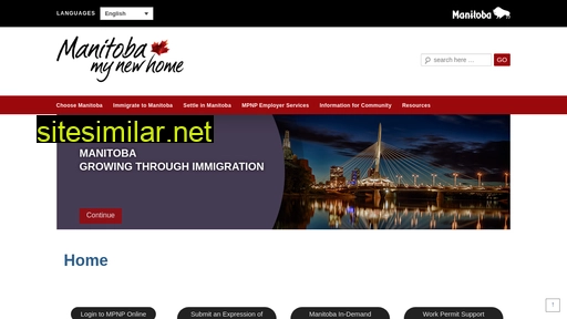 immigratemanitoba.com alternative sites