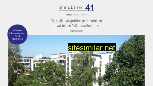 Immobilien41 similar sites