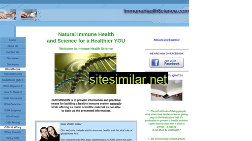 immunehealthscience.com alternative sites