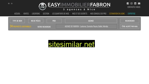 Immobilier-nice-fabron similar sites