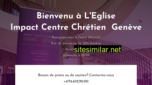 impactcentrechretien-geneve.com alternative sites
