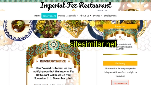 imperialfezrestaurant.com alternative sites