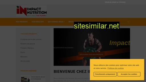 Impactnutritionshop similar sites