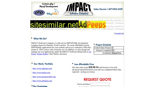 impactsoftcompany.com alternative sites
