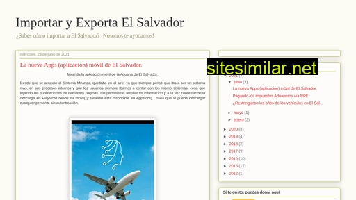 importaryexportarelsalvador.blogspot.com alternative sites
