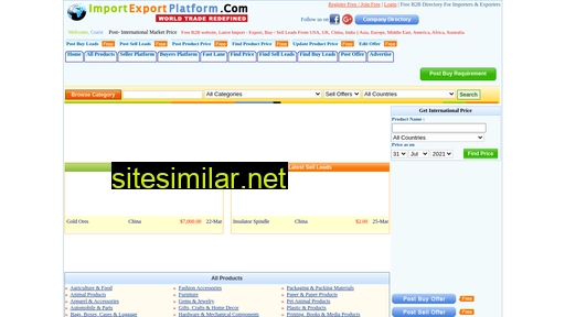 importexportplatform.com alternative sites
