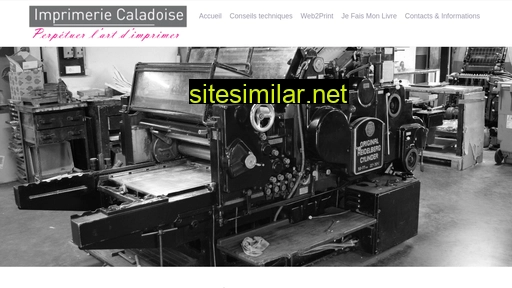 Imprimerie-caladoise similar sites