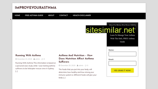 improveyourasthma.com alternative sites