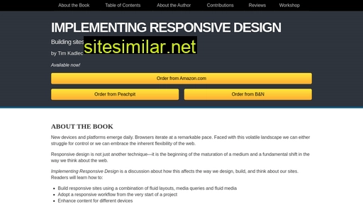 implementingresponsivedesign.com alternative sites