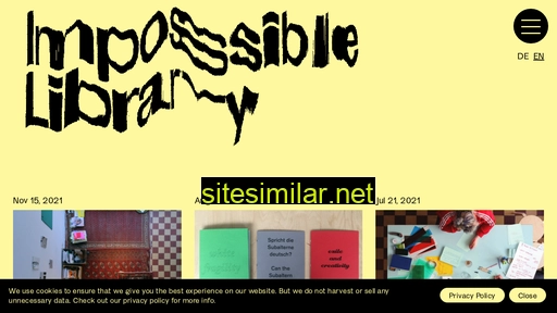 impossiblelibrary.com alternative sites
