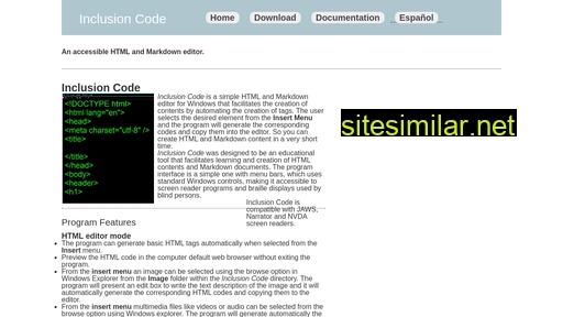 inclusioncode.com alternative sites
