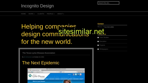 incognitodesign.com alternative sites