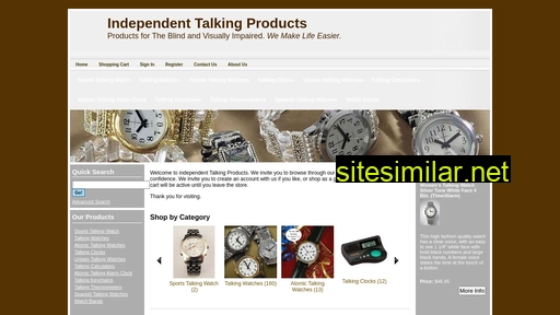 independenttalkingproducts.com alternative sites
