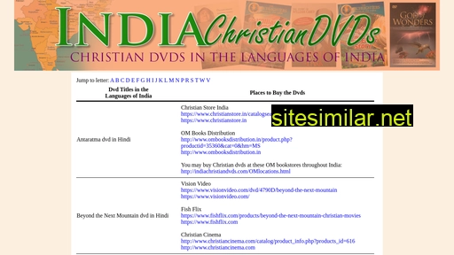 indiachristiandvds.com alternative sites