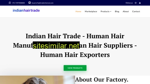 Indianhairtrade similar sites