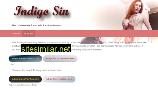 indigo-sin.com alternative sites