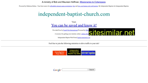 Independent-baptist-church similar sites