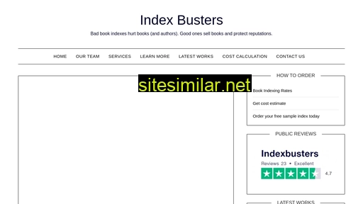 indexbusters.com alternative sites