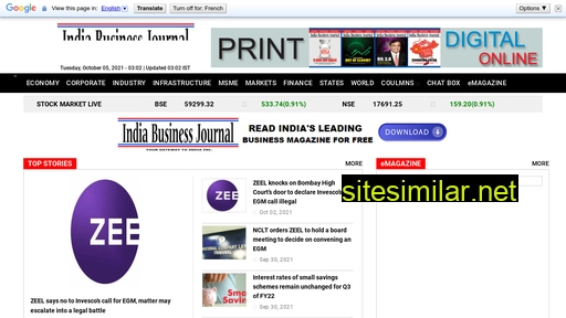 Indiabusinessjournal similar sites