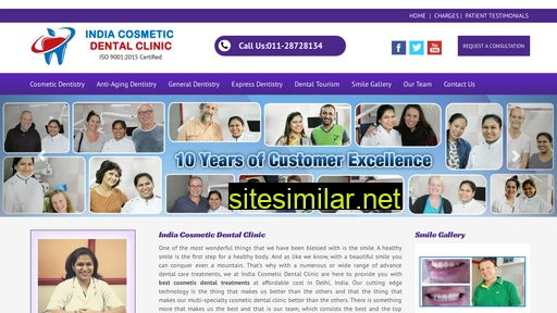 indiacosmeticdentist.com alternative sites