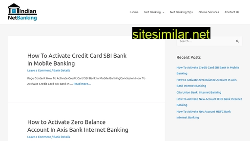 Indiannetbanking similar sites