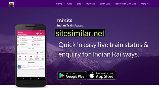 indiantrainstatus.com alternative sites