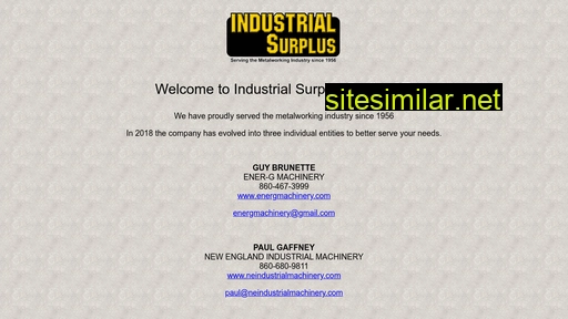 industrialsurplus.com alternative sites