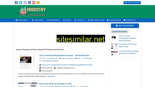 industrybookmarks.com alternative sites