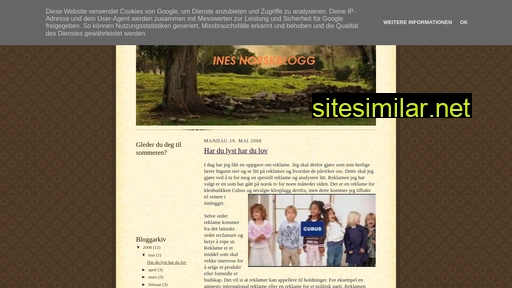 inesnorskblogg.blogspot.com alternative sites