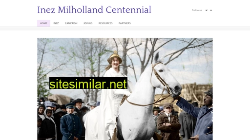inezmilhollandcentennial.com alternative sites