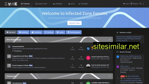 infected-zone.com alternative sites