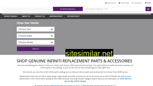 infinitipartsnet.com alternative sites