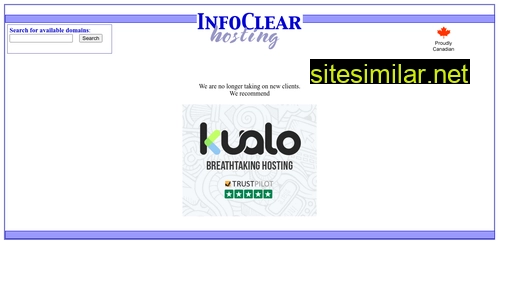 Infoclearhosting similar sites