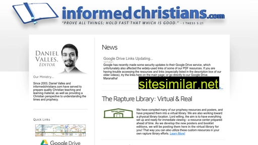 Informedchristians similar sites