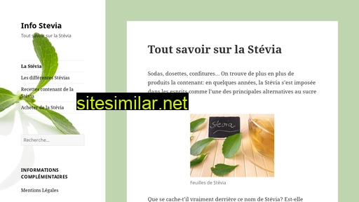 info-stevia.com alternative sites