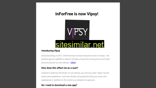 inforfreeapp.com alternative sites