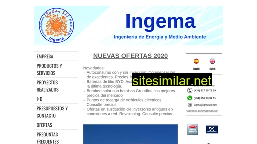 ingemasolar.com alternative sites