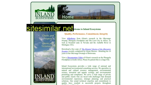 inlandecosystems.com alternative sites