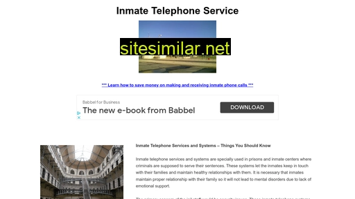Inmatetelephoneservice similar sites
