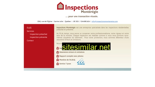 inspectionsmonteregie.com alternative sites