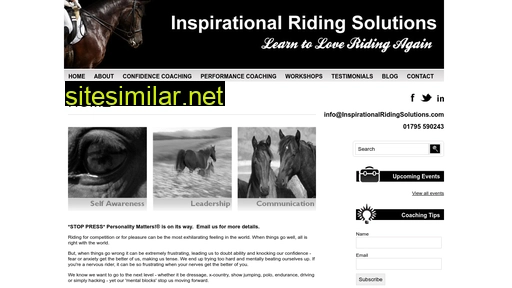 inspirationalridingsolutions.com alternative sites