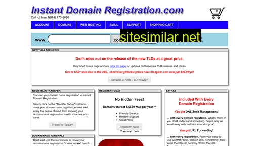 instantdomainregistration.com alternative sites