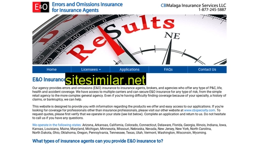Insurance-agents-errors-omissions similar sites