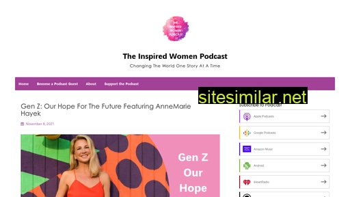 inspiredwomenpodcast.com alternative sites