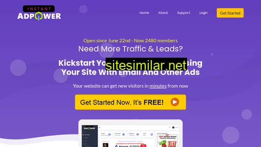 instantadpower.com alternative sites